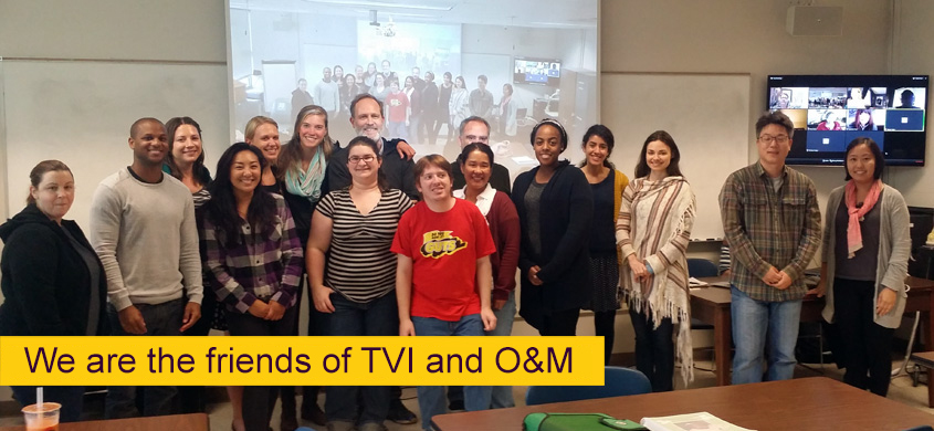 Group image of the TVI team